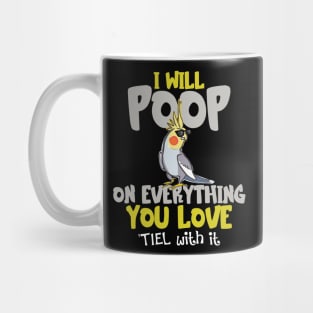 Funny Cockatiel | Funny Bird Gift | Cockatiel Art | Bird Lover Mug